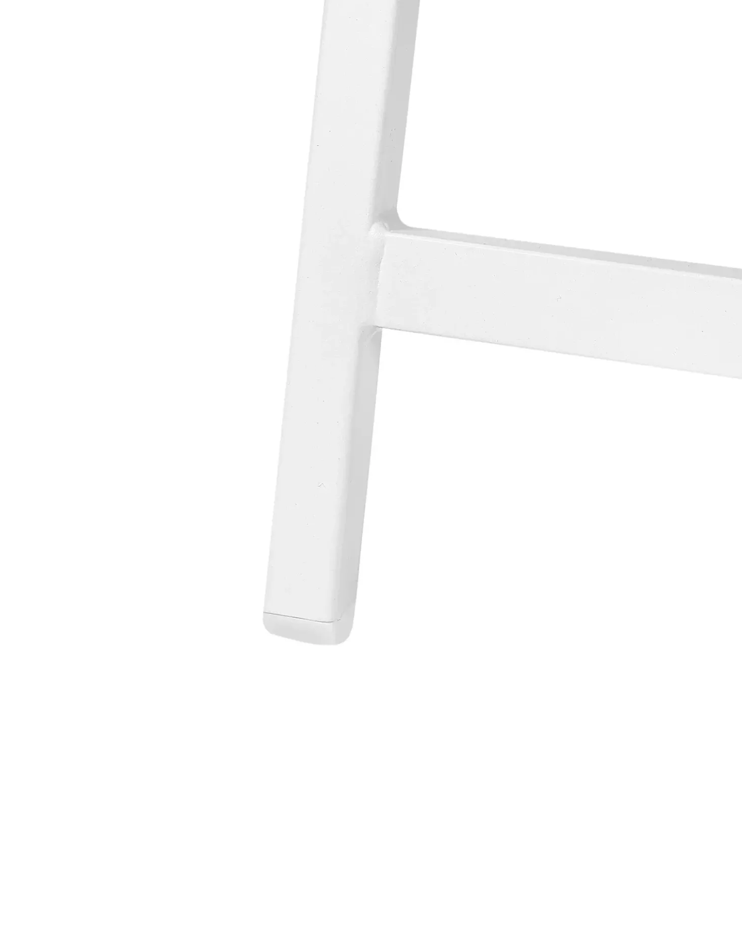 Sedia da giardino MARCEDDI con poggiapiedi Metallo Bianco/Beige