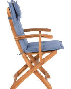 Sedia da giardino MAUI Legno d'acacia Blu