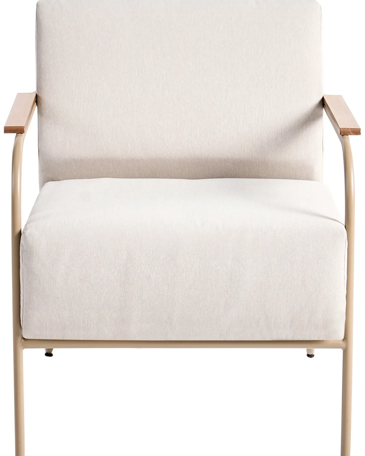 Sedia da giardino NIMIS con ottomana Beige chiaro