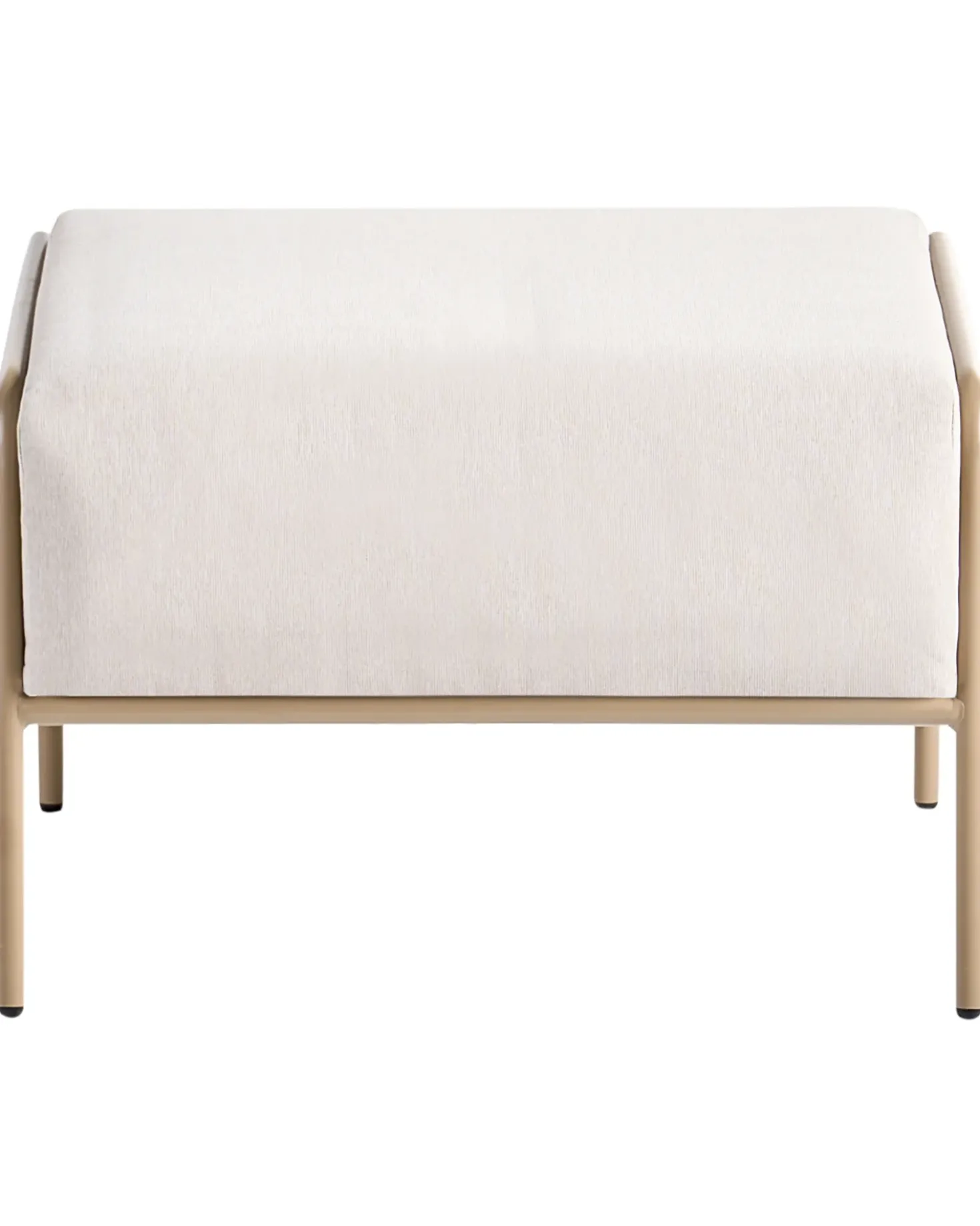 Sedia da giardino NIMIS con ottomana Beige chiaro