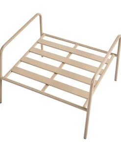 Sedia da giardino NIMIS con ottomana Beige chiaro