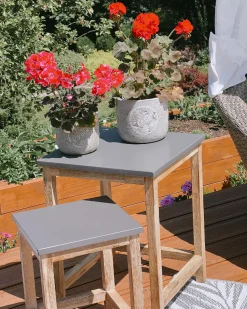 Sedia da giardino OSTUNI Cemento Grigio