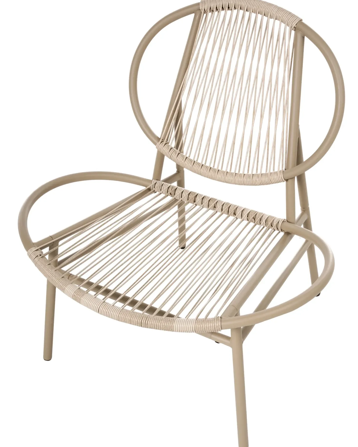 Sedia da giardino OVARO Rattan sintetico (PE) Beige