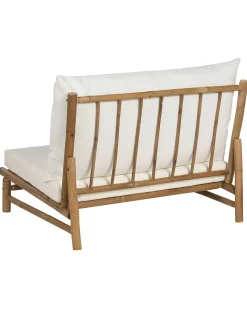 Sedia da giardino TODI Bambù Bianco sporco