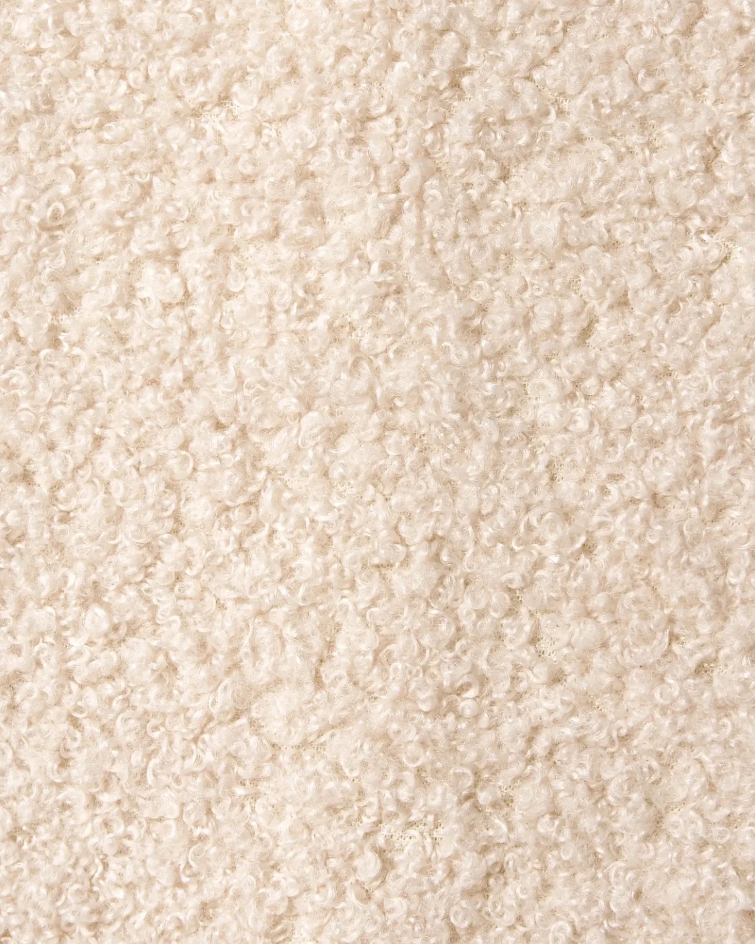 Sedia da pranzo ALENE Bouclé Beige chiaro