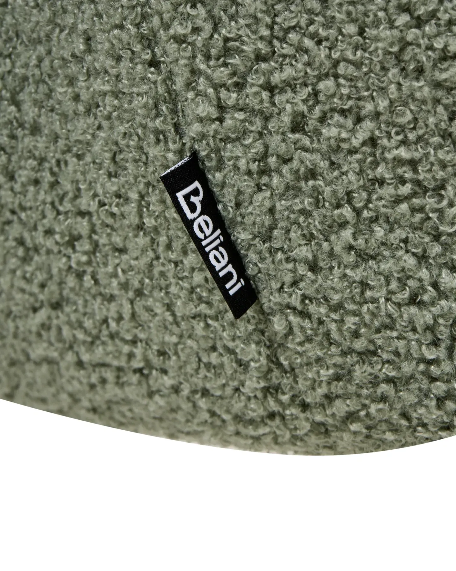 Sedia da pranzo HAYDEN Bouclé Verde chiaro