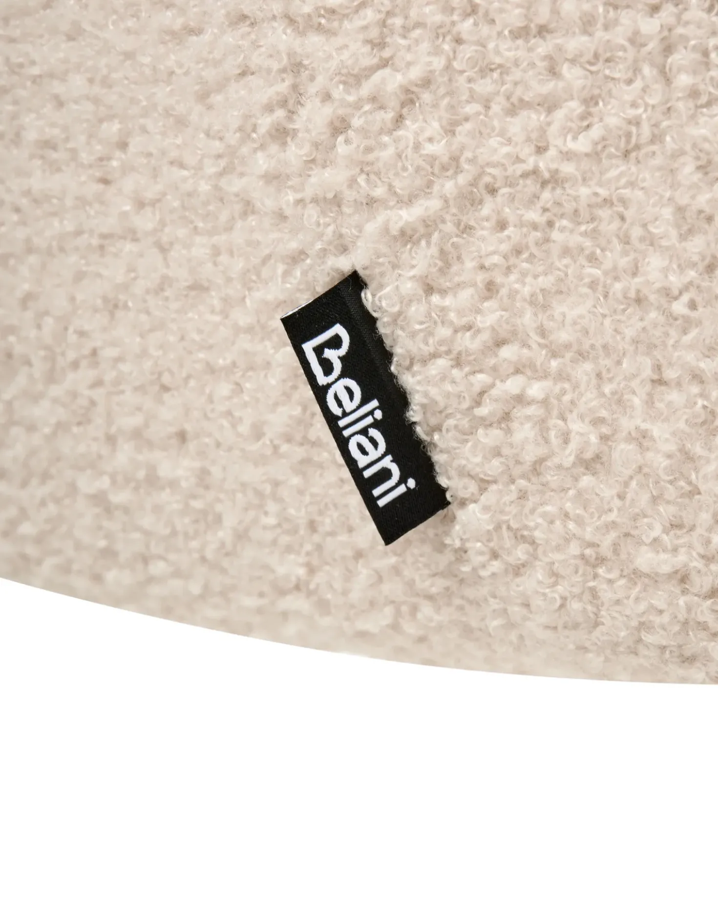 Sedia da pranzo HAYDEN Bouclé Beige chiaro