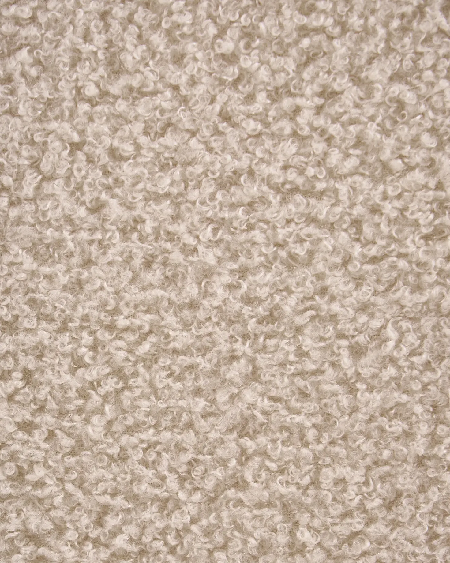 Sedia da pranzo MAGEE Bouclé Beige chiaro