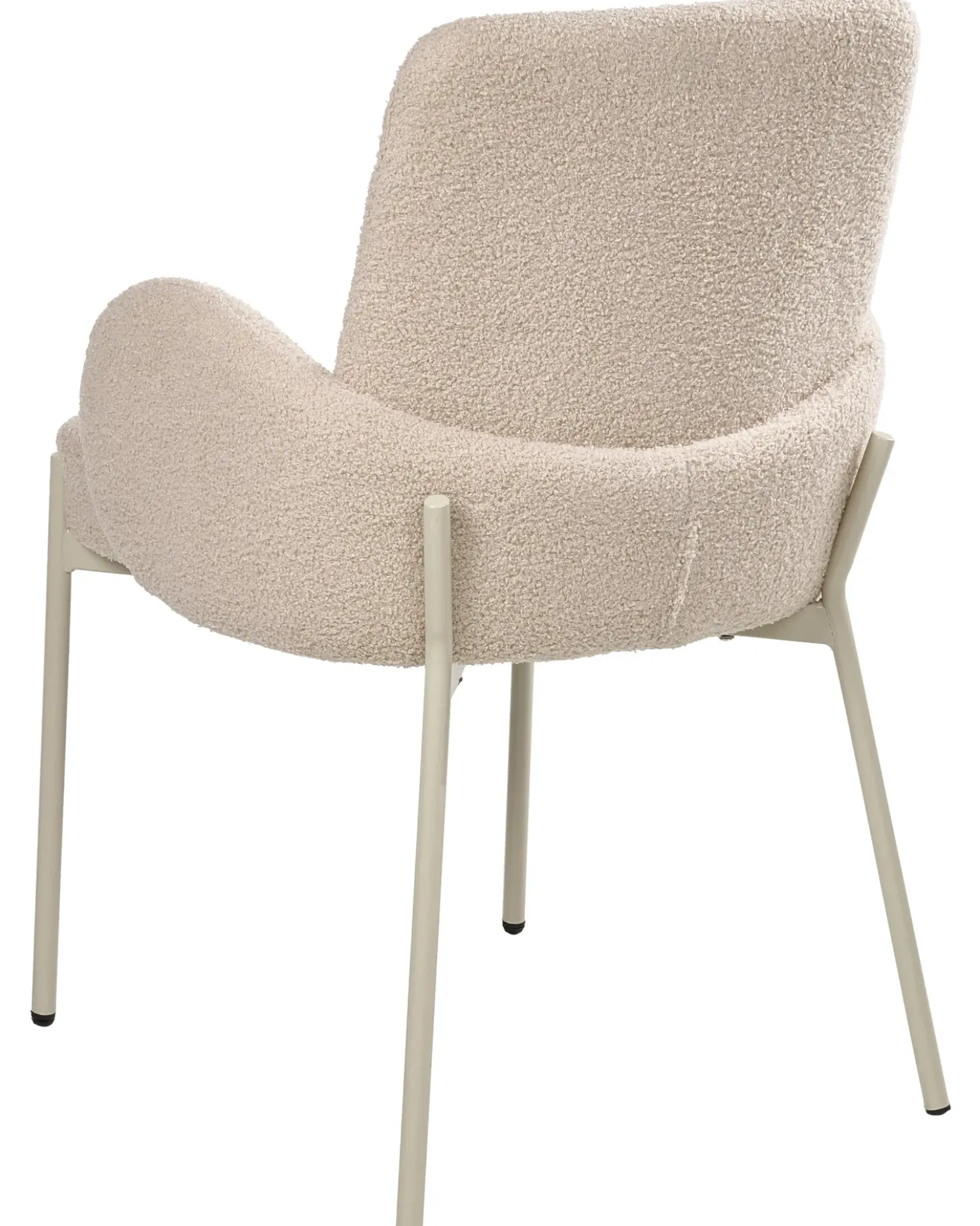 Sedia da pranzo MAGEE Bouclé Beige chiaro
