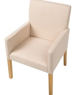 Sedia da pranzo ROCKEFELLER Tessuto Beige