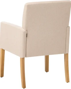 Sedia da pranzo ROCKEFELLER Tessuto Beige