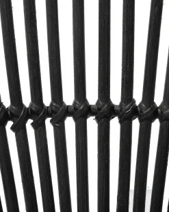 Sedia da pranzo SARITA Rattan Nero