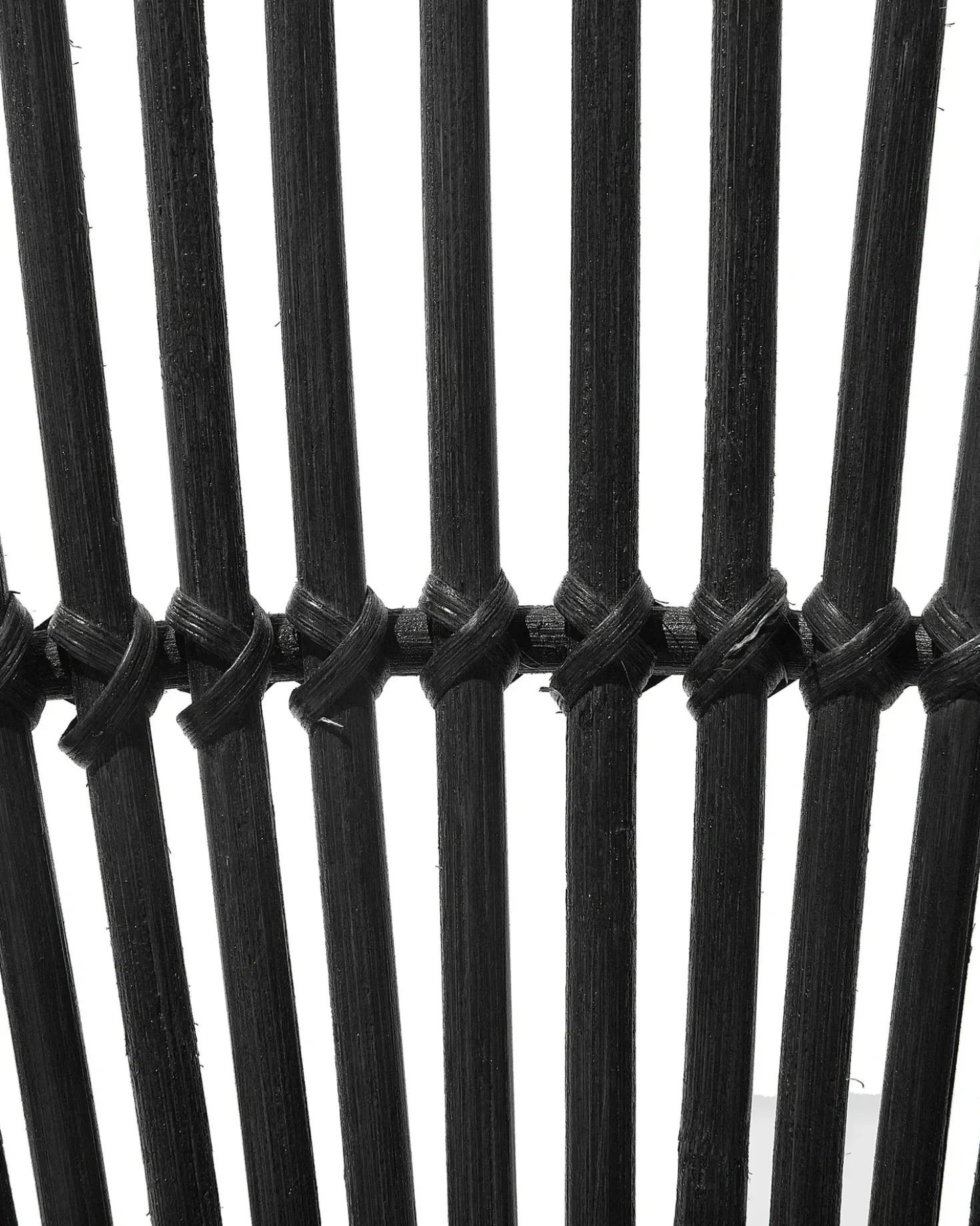 Sedia da pranzo SARITA Rattan Nero
