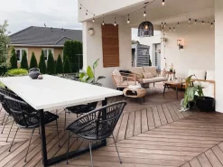 Sedia da pranzo SARITA Rattan Nero