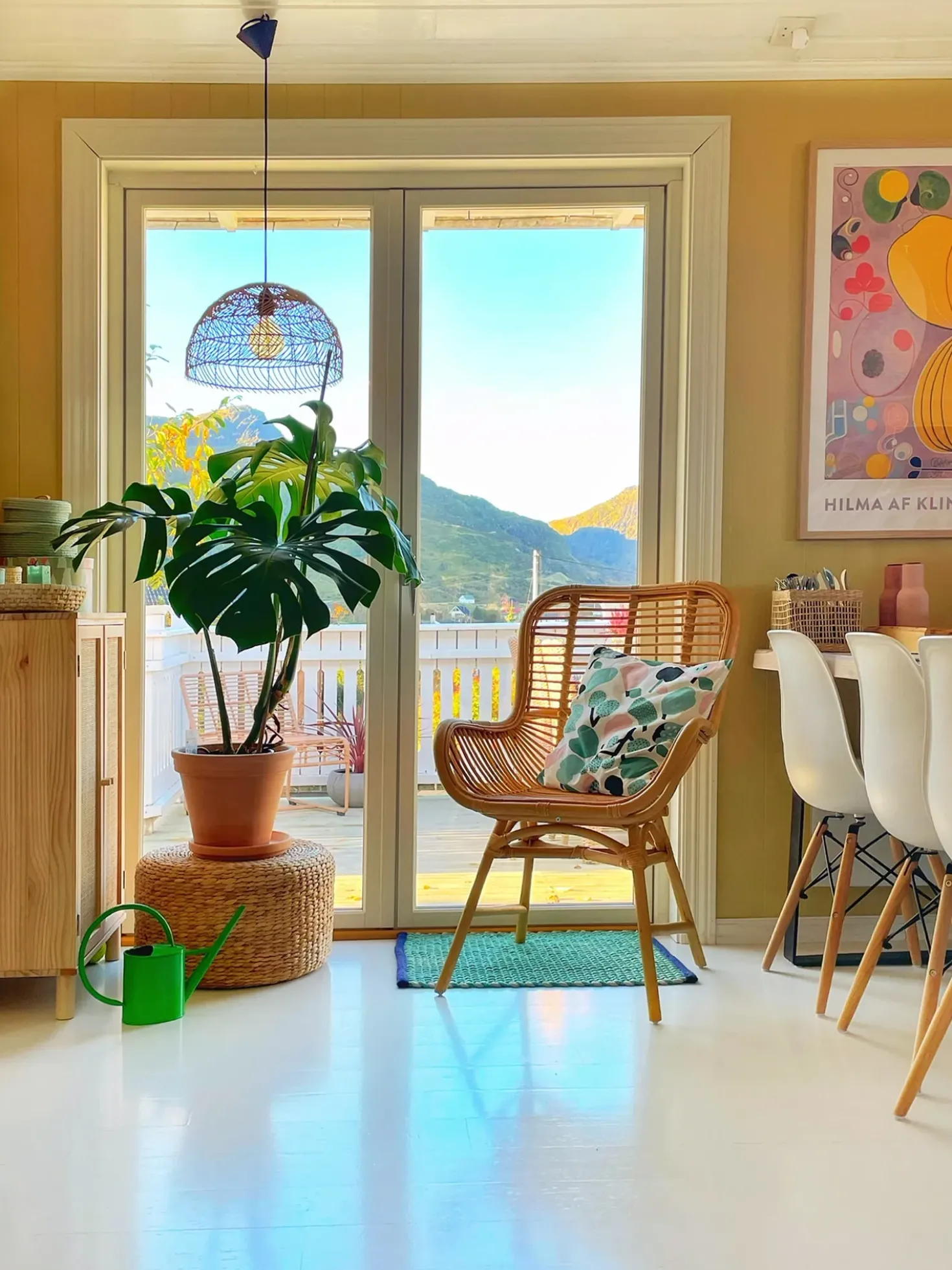 Sedia da pranzo TOGO Rattan Naturale