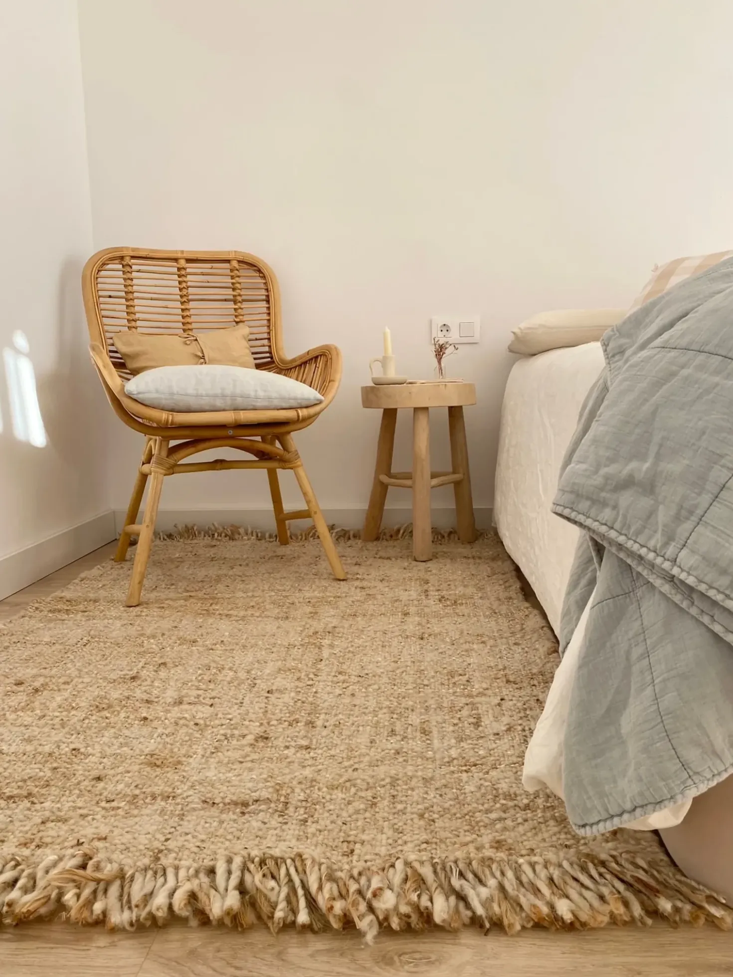 Sedia da pranzo TOGO Rattan Naturale