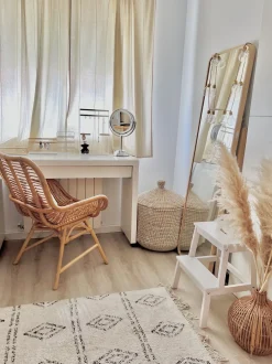 Sedia da pranzo TOGO Rattan Naturale