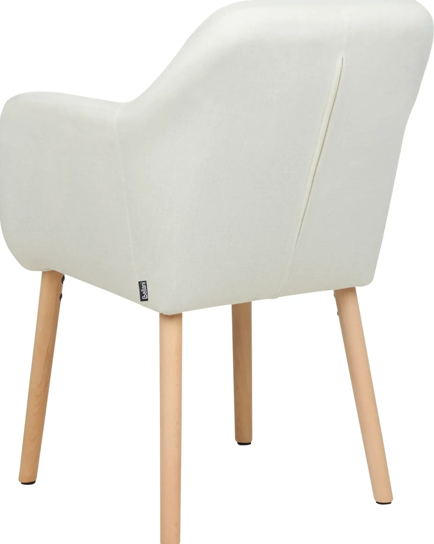 Sedia da pranzo YORKVILLE II Velluto Bianco sporco