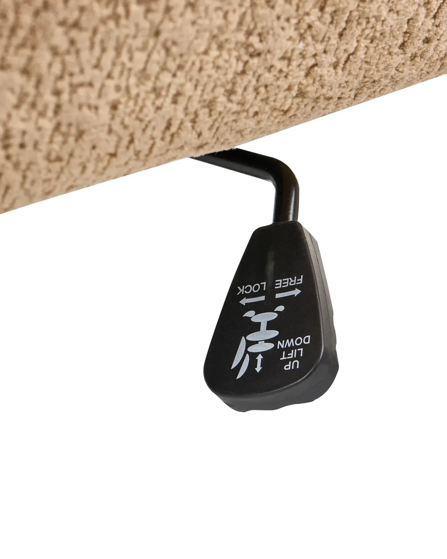 Sedia da scrivania ALPINE Tessuto Beige