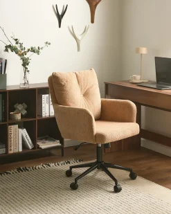 Sedia da scrivania ALPINE Tessuto Beige