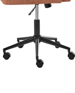 Sedia da scrivania ALPINE Tessuto Marrone dorato