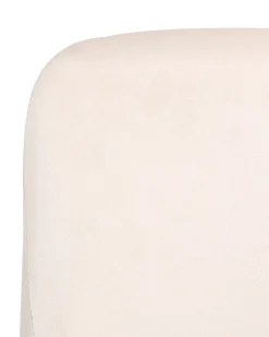 Sedia da scrivania ALTONA Velluto Bianco sporco