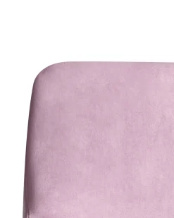 Sedia da scrivania ALTONA Velluto Rosa pastello