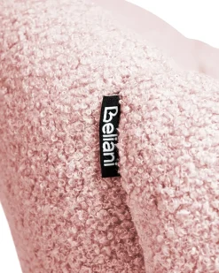 Sedia da scrivania ANNABELLE Bouclé Rosa pastello