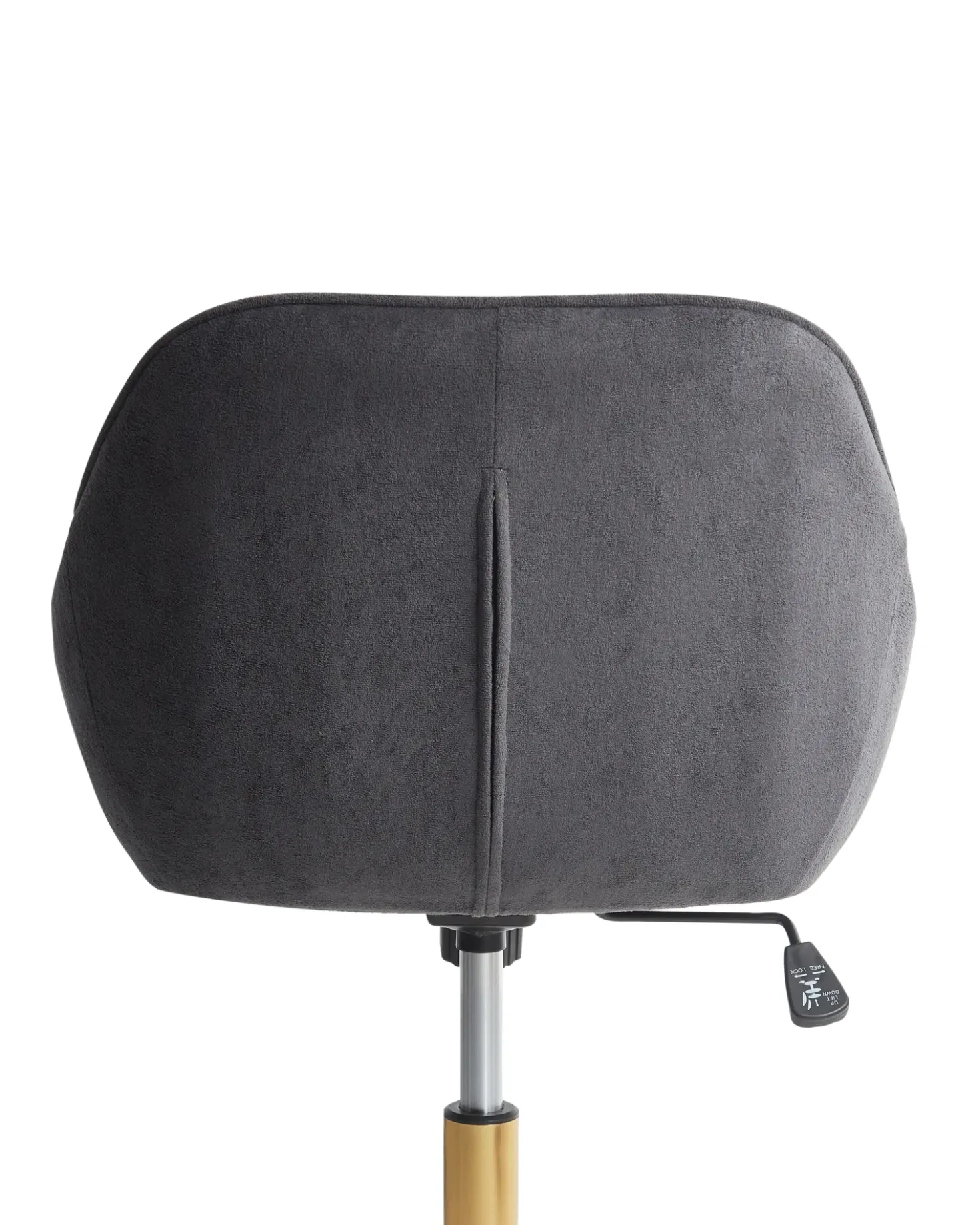 Sedia da scrivania BARDSDALE Velluto Grigio scuro