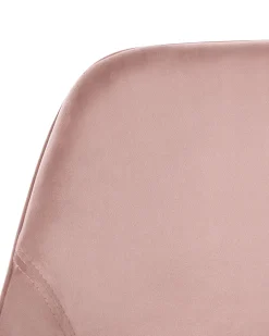 Sedia da scrivania BARDSDALE Velluto Rosa