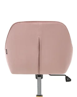 Sedia da scrivania BARDSDALE Velluto Rosa