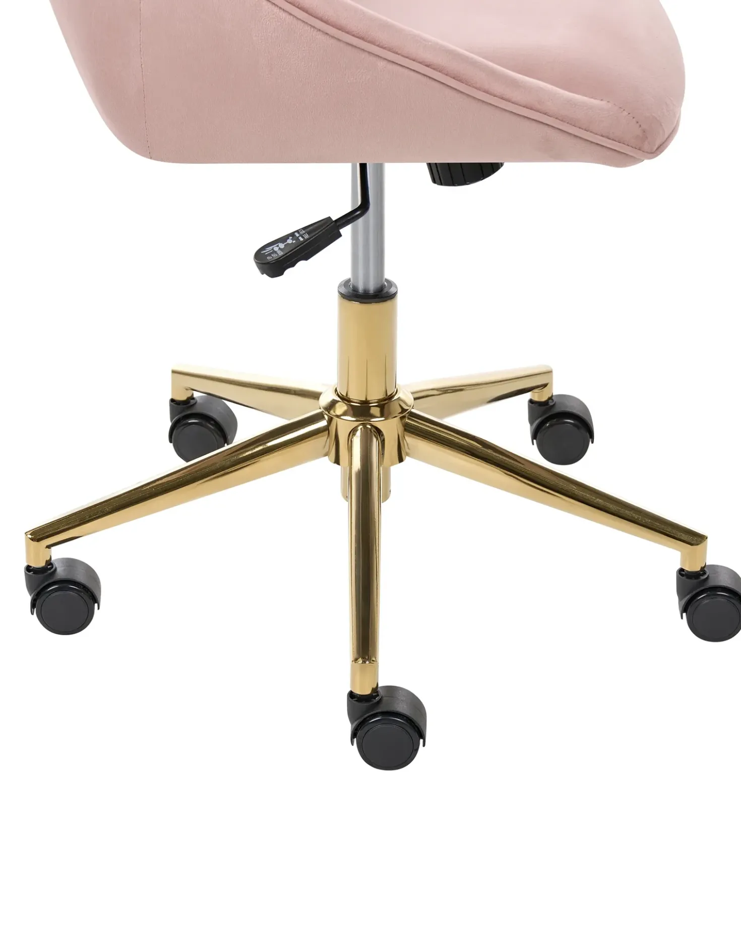 Sedia da scrivania BARDSDALE Velluto Rosa