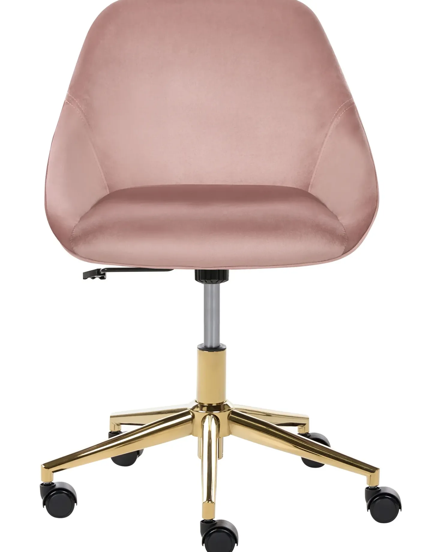 Sedia da scrivania BARDSDALE Velluto Rosa