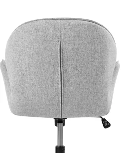 Sedia da scrivania BELMAR Tessuto Grigio