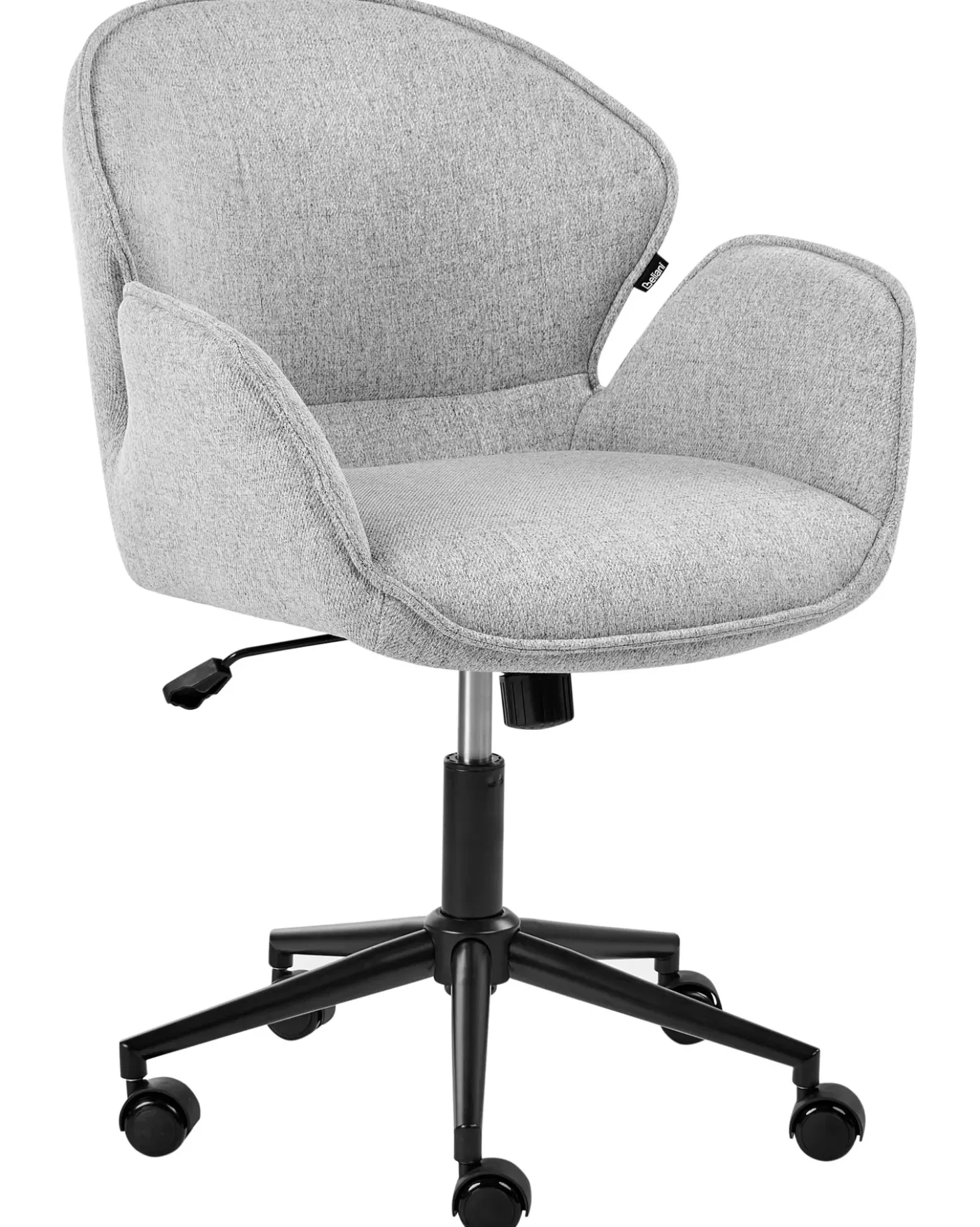 Sedia da scrivania BELMAR Tessuto Grigio