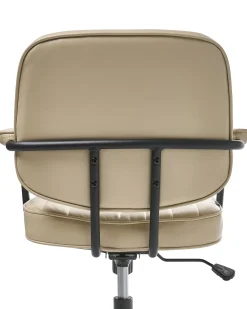 Sedia da scrivania BERNE Pelle sintetica Beige