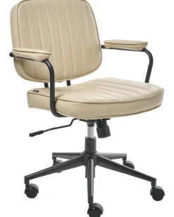 Sedia da scrivania BERNE Pelle sintetica Beige