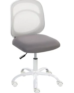 Sedia da scrivania BLISSFUL Tessuto Grigio
