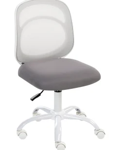 Sedia da scrivania BLISSFUL Tessuto Grigio