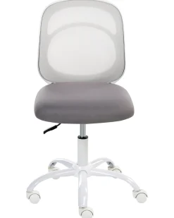 Sedia da scrivania BLISSFUL Tessuto Grigio