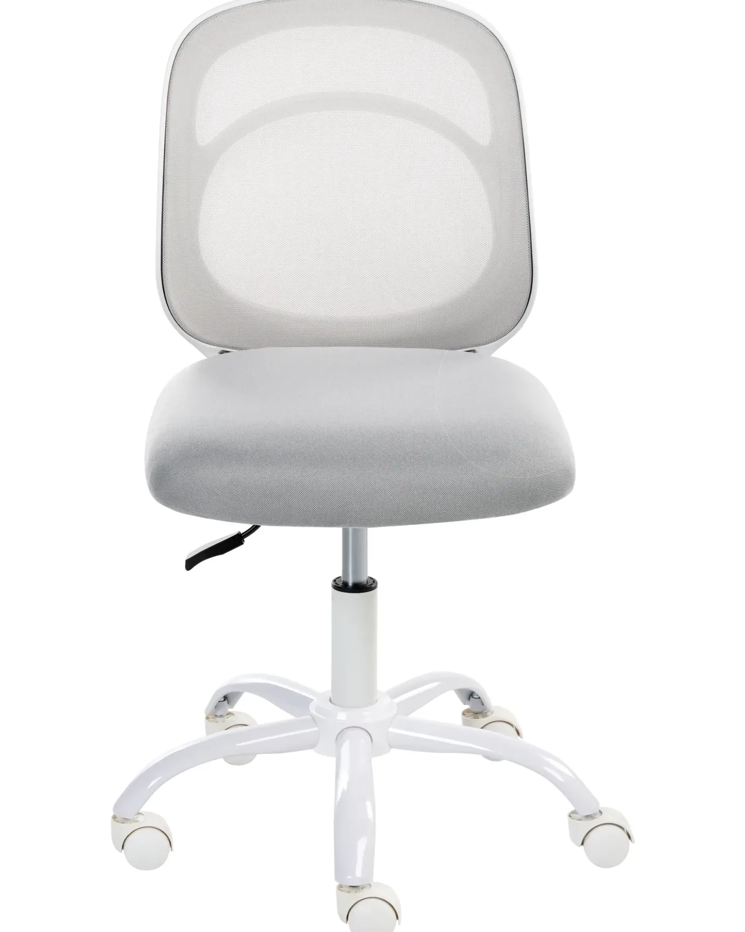 Sedia da scrivania BLISSFUL Tessuto Grigio chiaro