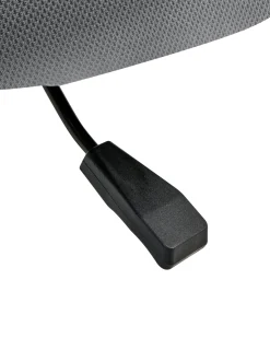 Sedia da scrivania BLISSFUL Tessuto Grigio chiaro
