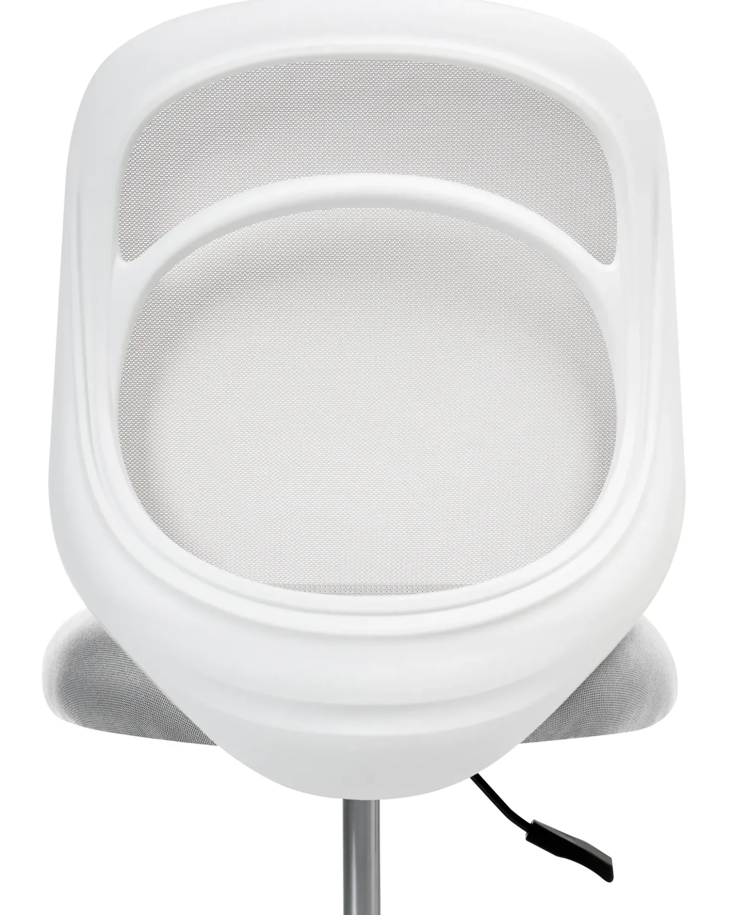 Sedia da scrivania BLISSFUL Tessuto Grigio chiaro