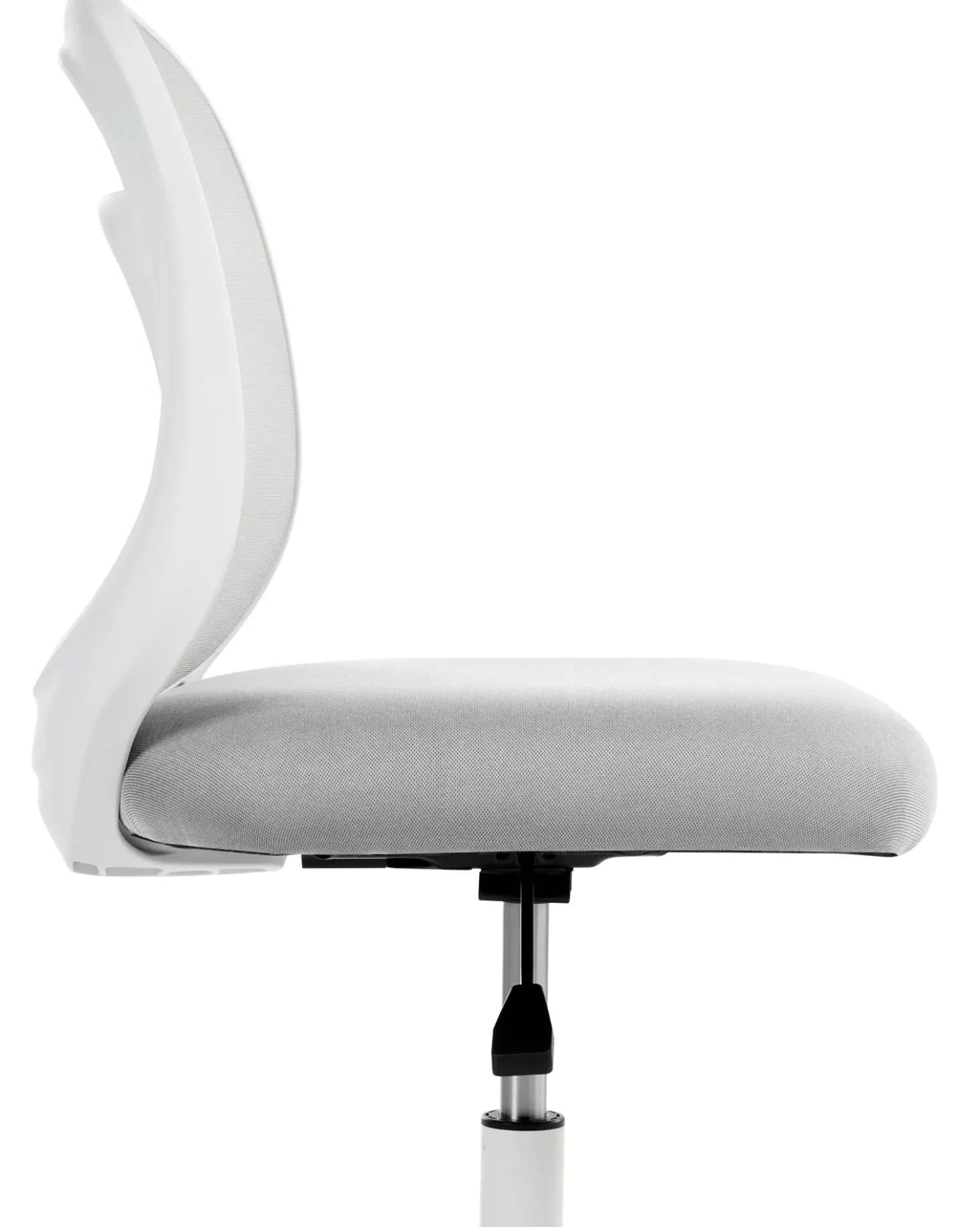 Sedia da scrivania BLISSFUL Tessuto Grigio chiaro