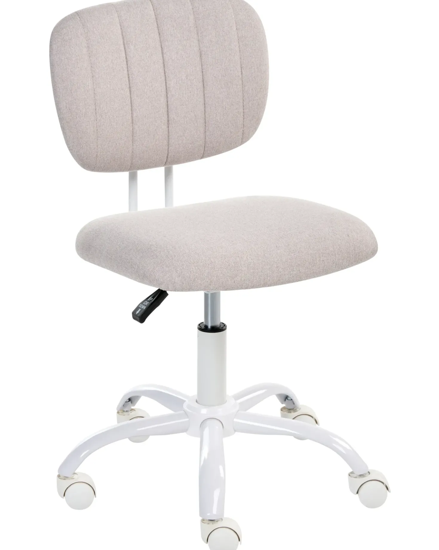 Sedia da scrivania BUBBLY Tessuto Beige chiaro