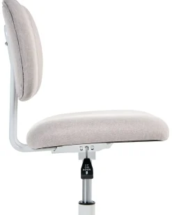Sedia da scrivania BUBBLY Tessuto Beige chiaro