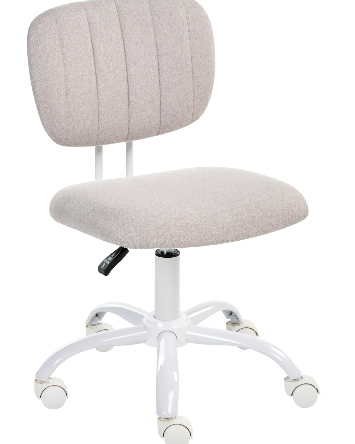 Sedia da scrivania BUBBLY Tessuto Beige chiaro