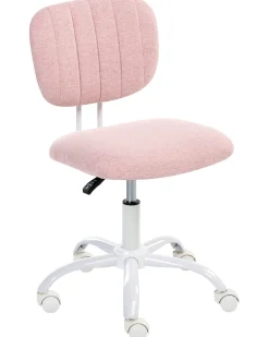 Sedia da scrivania BUBBLY Tessuto Rosa