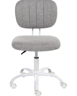 Sedia da scrivania BUBBLY Tessuto Grigio chiaro