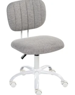Sedia da scrivania BUBBLY Tessuto Grigio chiaro